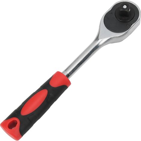 Jeu de clés à cliquet rapides 24 dents en acier au chrome-vanadium, outil à main pour réparations d'atelier, 1/2 pouce (1/5)