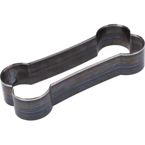 Outil de découpe pour cuir en forme d'os, en acier allié, avec boîte de rangement. Moule de découpe et de poinçonnage à faire soi-même, en acier allié et en forme d'os. (1/5)