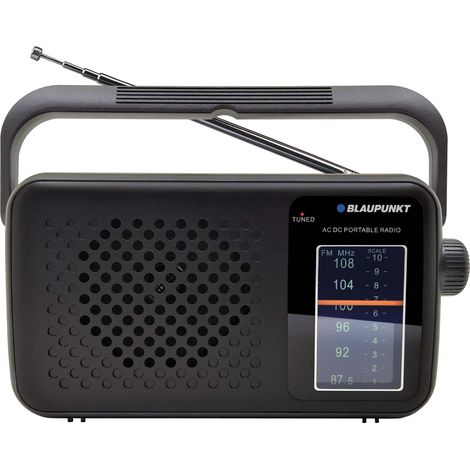 Blaupunkt pr8bk radio analogique portable noire