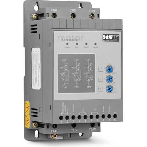 Avviatore dolce 400 V / 100 a 240 V 1,5 kW 3 A ABS grigio 140008871