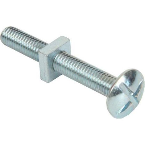 Bulk Hardware BH02176 Boulon de toiture/ecrou plaque au zinc, Set de 25 Pieces