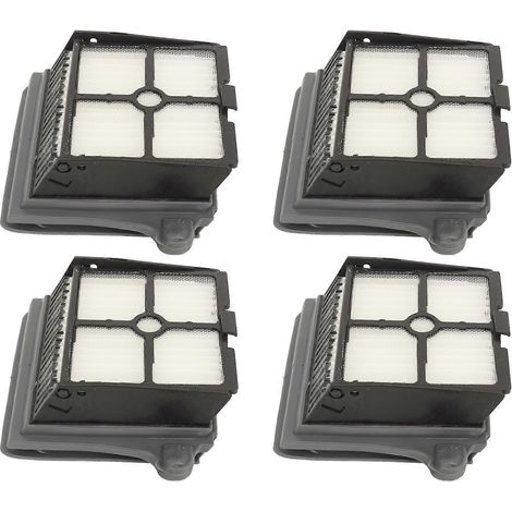 Lot de 4 filtres réutilisables pour aspirateur vapeur S7 Steam, faciles à installer et compatibles avec les modèles eau et poussière. (1/5)