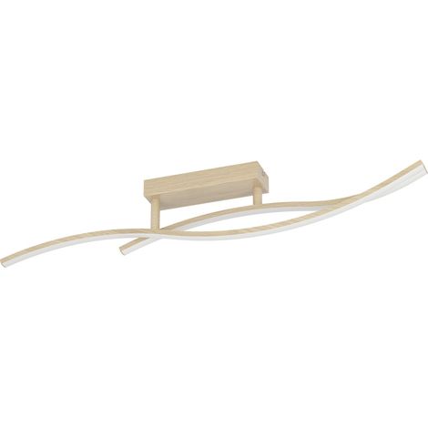 Lumière LED de plafond Grisolia 84 cm - aspect bois - 901211