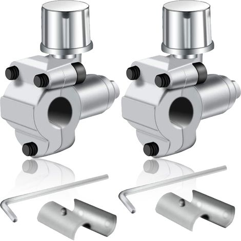 2 Pièces BPV-31 Kits de Valve de Perçage de Robinet Perçant Climatisation Pièces de Réfrigérateur Valve Réglable pour Tubes de 1/4", 5/16", 3/8", pour Climatiseurs HVAC. (1/5)