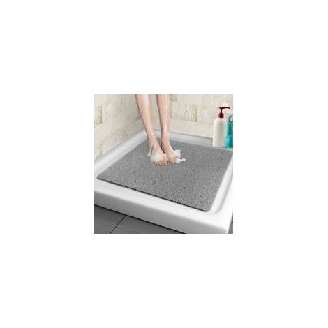 Tapis de Douche antidérapant. 60X60cm. Tapis de Bain de Sécurité Confort Doux avec Trous de Drainage. Tapis de Douche de Massage en PVC pour Zones Humides. Séchage Rapide (1/5)