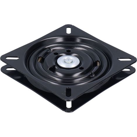 Base de plateau tournant 7 pouces – Acier laminé à froid – Rotation 180° silencieuse – Pour chaises de bar et bureaux