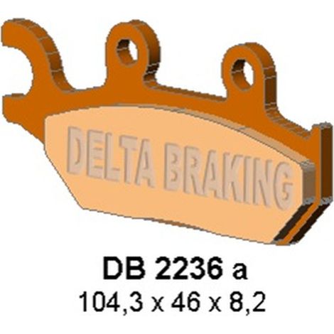 Pastillas de freno Delta CAN AM 1000 Commander EFI MAX DPS XT LTD 17