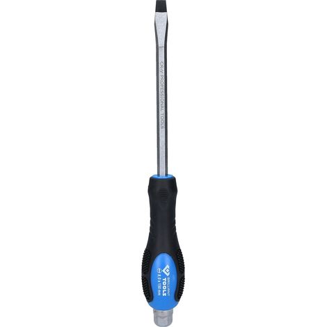 BRILLIANT TOOLS Destornillador plano con tapa de impacto 8,0 mm - BT034805 (1/3)