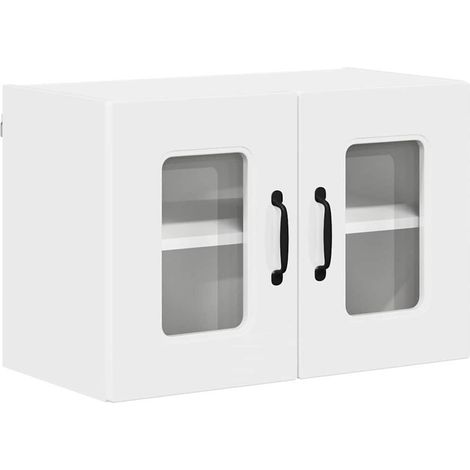 Meuble mural de cuisine,Armoire de cuisine Blanc brillant 60 x 31 x 40 cm CFW91198 (1/5)
