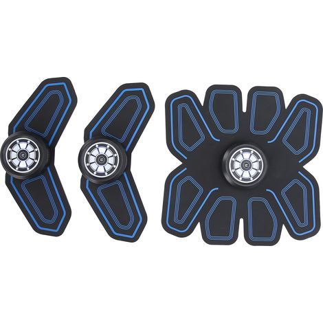 Ceinture de fitness EMS avec stimulateur vocal pour abdominaux et tonification de la taille (autocollant) (1/5)