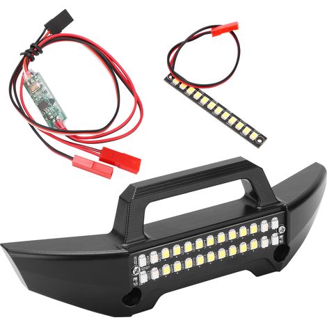 Pare-chocs avant LED en alliage d'aluminium pour Traxxas MAXX 1/10 - Modèle 89076 (1/5)