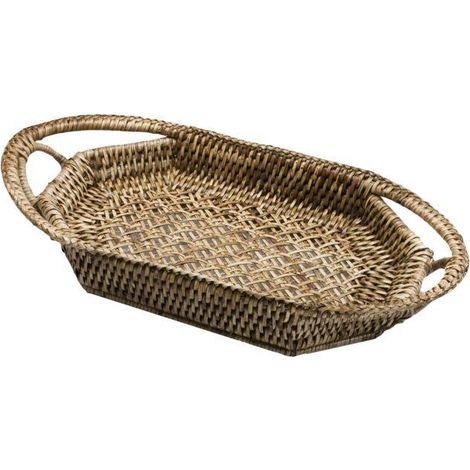 Cestina vimini barchetta birman ovale cm32x15h6