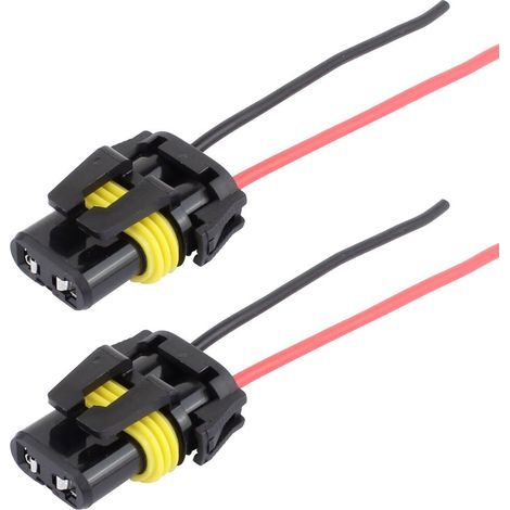 9005 HB3 H10 douilles d'ampoule femelle connecteur de faisceau de câblage d'adaptateur pour le phare léger brouillard (1/5)