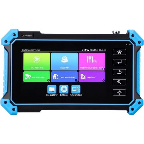 Testeur de caméra de sécurité CCTV Testeur De Vidéosurveillance 3200C HD Coaxial 4K 8MP ADH VGA SDI, Caméra avec Traceur De Câble, Moniteur D'écran TFT-LCD 5 Pouces(IPC-5100Plus) (1/5)