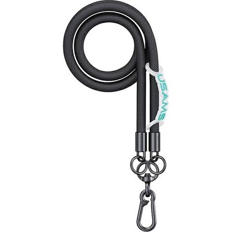 USAMS Universal-Handy-Lanyard 1,2 m Schwarz ZB282GS01 (US-ZB282) (1/5)