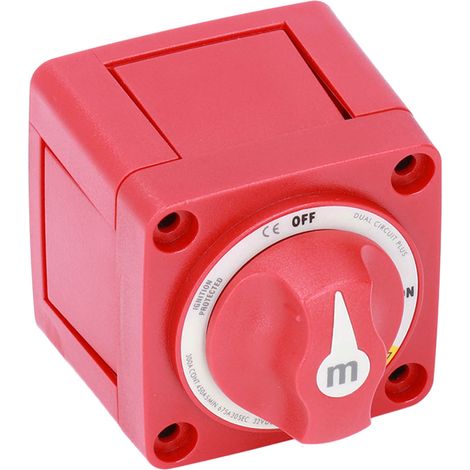 Interrupteur Batterie Marche/Arrêt 300A 12V/24V Double Circuit 4 Bornes Protection Allumage pour Bateaux Camping-cars (1/5)