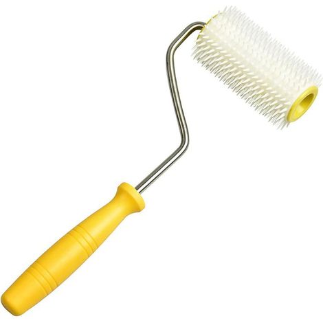 Fourche à désoperculer le miel à rouleau - Outil apicole pour l'extraction du miel et la récolte de la propolis, rouleau à aiguilles en acier inoxydable, doux pour les rayons de miel. (1/5)