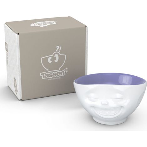 Grand bol en porcelaine hôtelière Tassen - rieur lavande