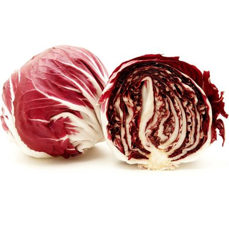 Semi di cicoria "rossa di verona a palla " piante per orto e giardino coltivazione domestica e professionale
