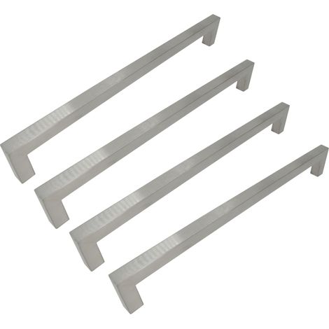 x Tirador para mueble clásico 320 mm plata (1/5)
