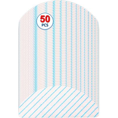 Almohadillas desechables para fregona para aspiradoras ECOVACS DEEBOT OZMO T8/ T8+/ T8 AIVI/ T9/ T9 MAX. Toallitas, almohadillas de limpieza, paños de limpieza de un solo uso (50 unidades). (1/5)