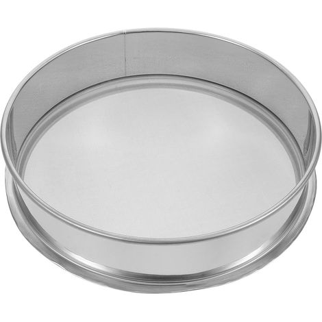 Fine Mesh Paint Strainer for Ceramic Glazing Stainless Steel Sieve for Pottery Clay and Oil Painting Round Filter with Ultrafine Mesh (1/5)