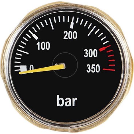 Manomètre miniature 350 bars pour la plongée sous-marine, accessoires de plongée, filetage M10x1 (1/5)