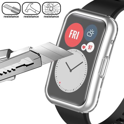 Coque de Protection Complète pour HUAWEI Watch FIT - Étui TPU Souple et Anti-Rayures avec Protection d'Écran Intégrée (1/5)