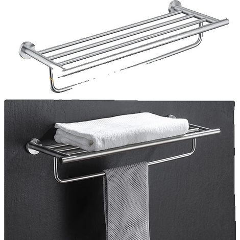 Set di accessori per il bagno, portasciugamani a parete, design moderno, 005YW (1/2)