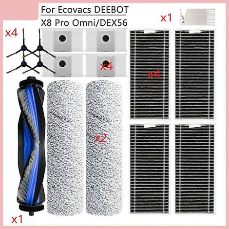 Pour X8 Pro Omni de remplacement Main Side Brosse HEPA Filtre Rag Dust Serpillière Cloth Bag Accessoires (1/5)