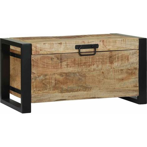 vidaXL Storage Chests Brown 60 x 30 x 30 cm Solid Mango wood