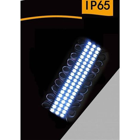 Trade Shop - MODUELLE LED 12V 20 STRISCE 2835 LUCE BIANCO GHIACCIO 13000K IP65 ABT-2835-6114-FF - (1/3)
