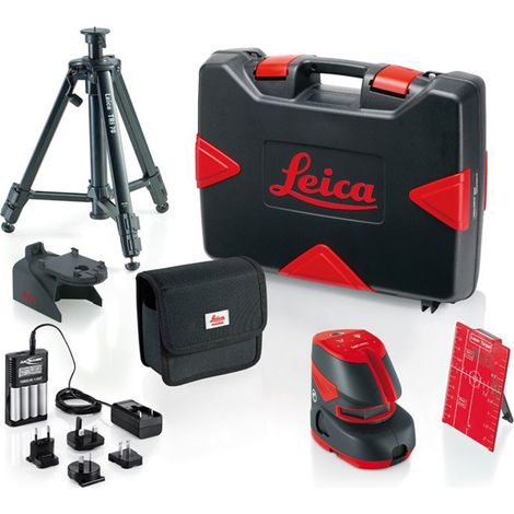 SET NIVEL LASER L2P5 2 LINEAS 5PTS LEICA