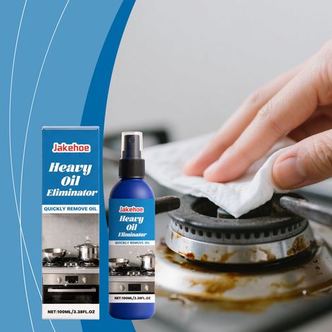 Kitchen degreaser, household cleaner for oil stains, kitchen utensils, stainless steel stovetops, and sinks - 100ml (1/5)