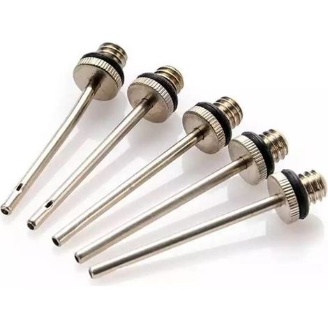 Aiguille À Ballon - Acier - Filetage 5 mm - Pour Ballons De Sport - Lot De 5 (1/5)