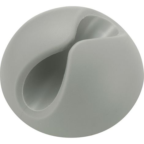 TRU COMPONENTS Kabelhalter selbstklebend 547611 Bündel-Ø-Bereich 9 mm (max) Grau 1 St. (1/2)