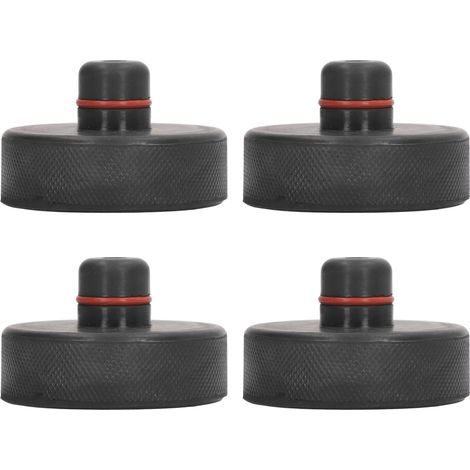 Cales de cric en caoutchouc Toivize pour Tesla Model 3/Y, lot de 4 tampons antidérapants, hauteur 2,3 cm, protection châssis (1/5)