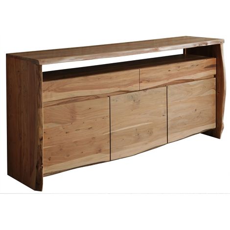 Buffet 191x45 Acacia laqué Bois naturel PURE ACACIA 102 (1/4)