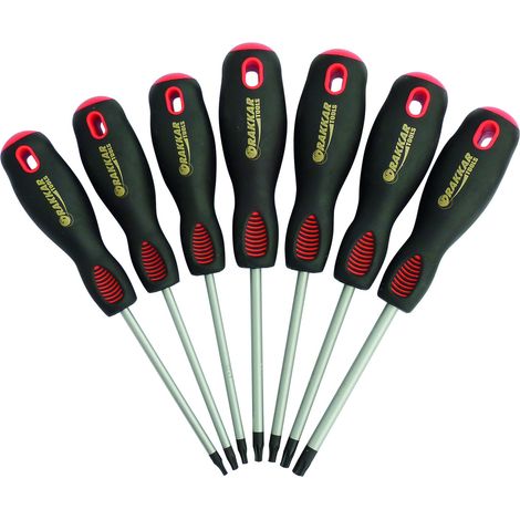DRAKKAR-TOOLS - Tournevis Torx® de T10 à T40 - boîte carton de 7 pcs - 13256 - Ce produit de marque DRAKKAR-TOOLS est neuf. (1/3)