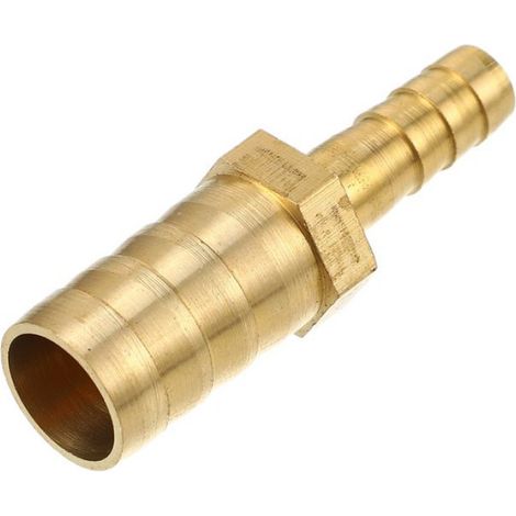 Raccord de tuyau 4pcs 14mm - 8mm Droit Forme Barb Laiton Tuyau Raccord Connecteur (1/5)