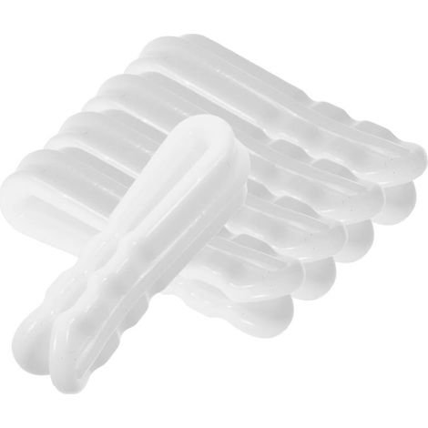 Lot de 5 clips de fermeture pour sac sous vide - Pour sac à déjeuner isotherme - Clips de compression sous vide - Fermetures éclair - Portable - Refermable - Kit de construction pliable - En (1/5)