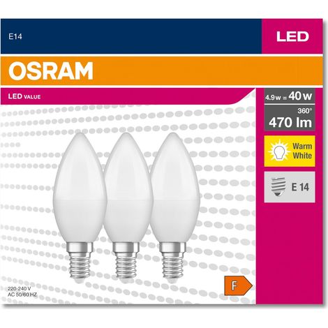 LED Star Value Classic B40 ampoule LED pour douille E14, forme (1/2)