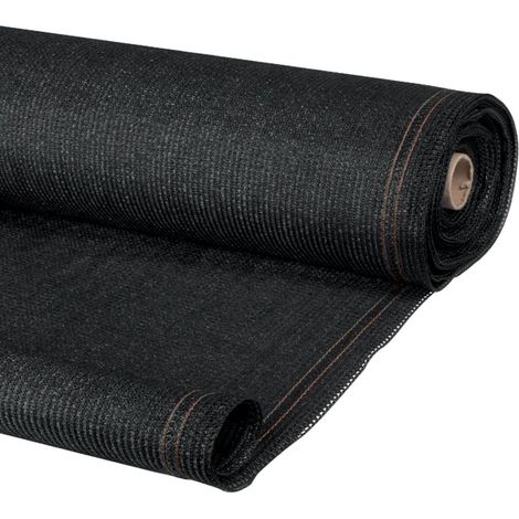 Rete ombreggiante 1,8x10m, telo rotolo per recinzione giardino 220g/m², nero