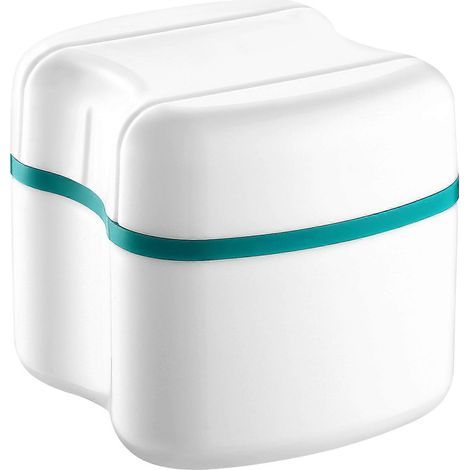 Boîte de rangement en plastique pour prothèses dentaires (1 pièce) - Étui pour appareil dentaire (1/3)