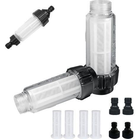 Morlight 2 Filtre à Eau pour Tuyau d arrosag 3 sur 4 inch Water Prefilter Filtre Tuyau Arrosage avec 4 Cartouches et 4 adaptateurs (1/5)
