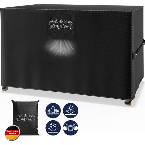 KINGSLEEVE® Abdeckung Gartenmöbel Wasserdicht Winterfest Abdeckplane Balkonmöbel Set Schutzhülle Abdeckhaube Gartentisch Gartenlounge 125x63x74cm (1/5)