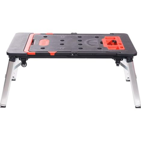 Banco de trabajo multifuncional 7 en 1, carga máxima de 150 kg, carro de 150 kg, estructura de 250 kg, plataforma de trabajo 108 x 45 cm, caballete de carpintero, tumbona, carro de plataforma
