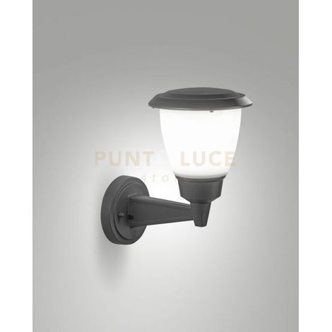 THIAGO APPLIQUE GRIGIO SCURO DA GIARDINO ATTACCO E27 IP54