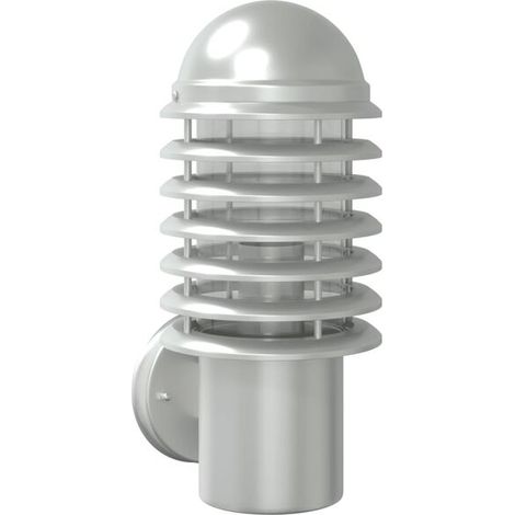 Applique murale extérieure en acier inoxydable argenté (1/5)