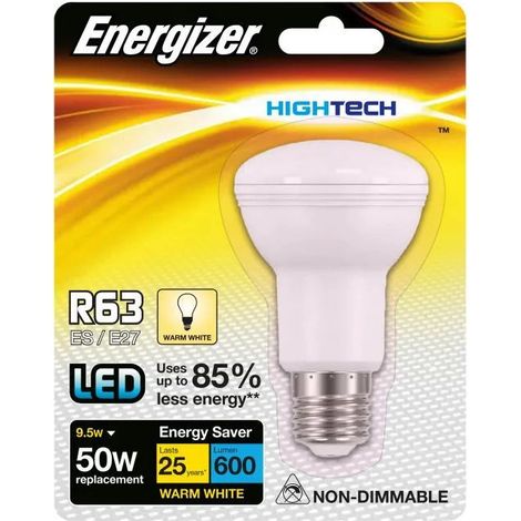 Ampoule LED réflecteur R63 E27, 600 lumens, 9.5W/50W